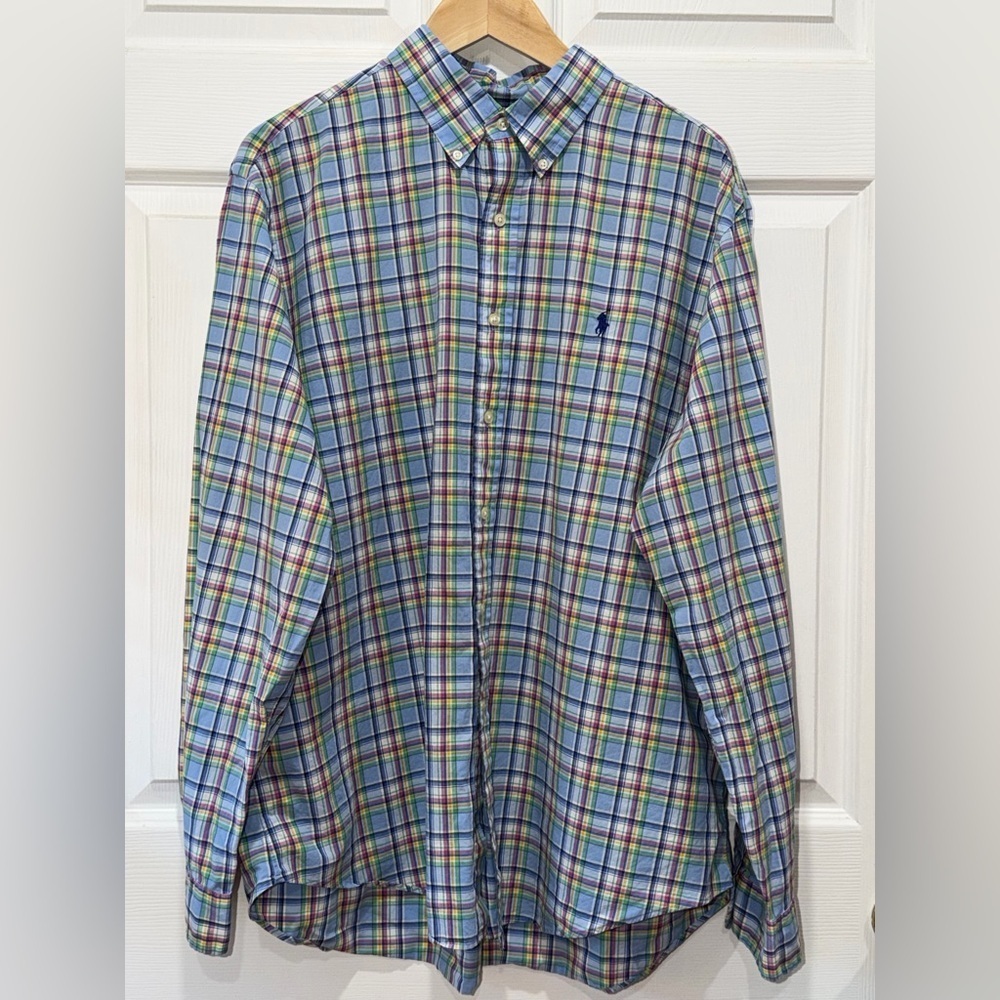 Men's Ralph Lauren Classic Fit Plaid Button/down Shirt